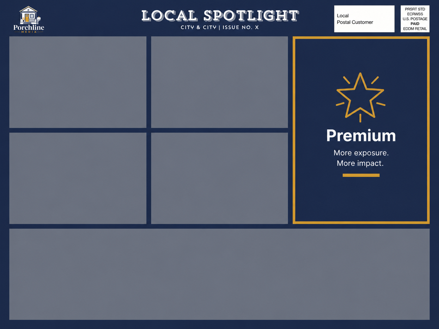 Premium spot visual